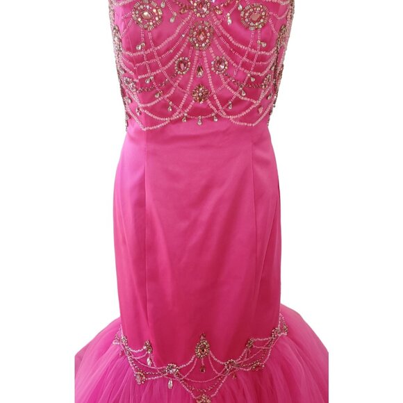 Luxury Designer Prom Party Couture Evening Wedding Cocktail Runway Gown Dress NW - Picture 9 of 11